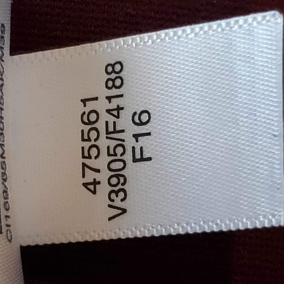 Lands End Shirt Womens Plus Size 3X Maroon Red 3/4 Sleeve Tunic Too Viscose - Picture 6 of 9